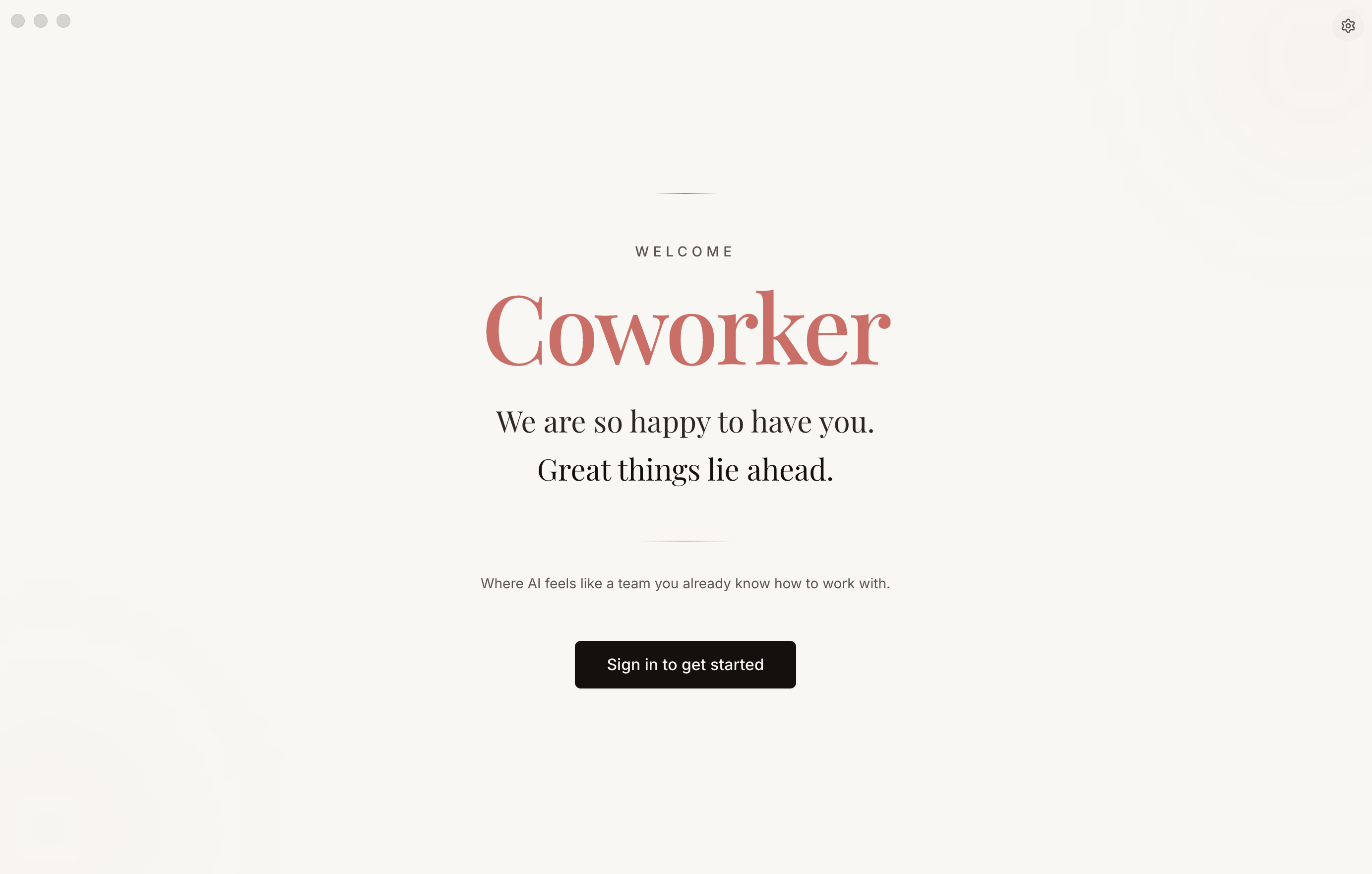 Coworkers - Where AI feels like a team you already know how to work with